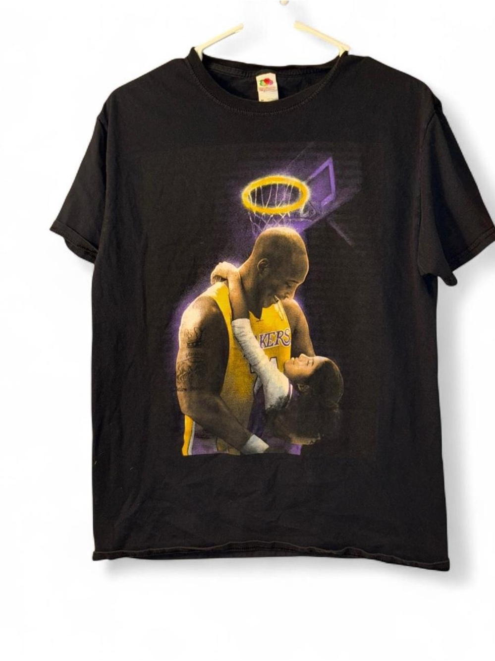 Lakers Kobe Graphic Tee with Purple and Gold Accent